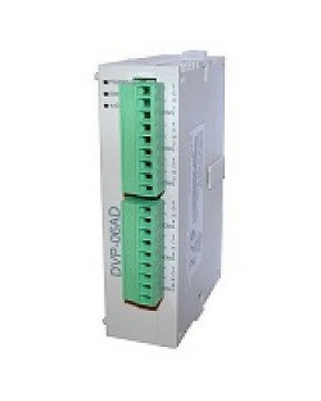 DVP06AD-S 6 Route AI, 14bit, 24V DC Power, with RS485, SLIM
